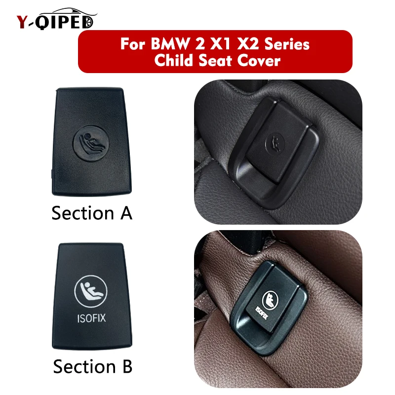 

For BMW 2 Series F23 X1 F48 F49 X2 F39 2014-2022 Rear Child Seat Anchor Safety ISOFIX Cover Restraint Parts interior Accessories