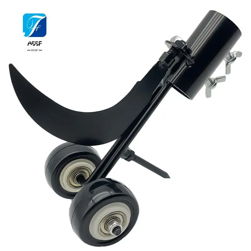 A55F-Adjustable Garden Weeding Hook Courtyard Roller Weed Remove Grass Tool Without Bending Over Crevice Weeder