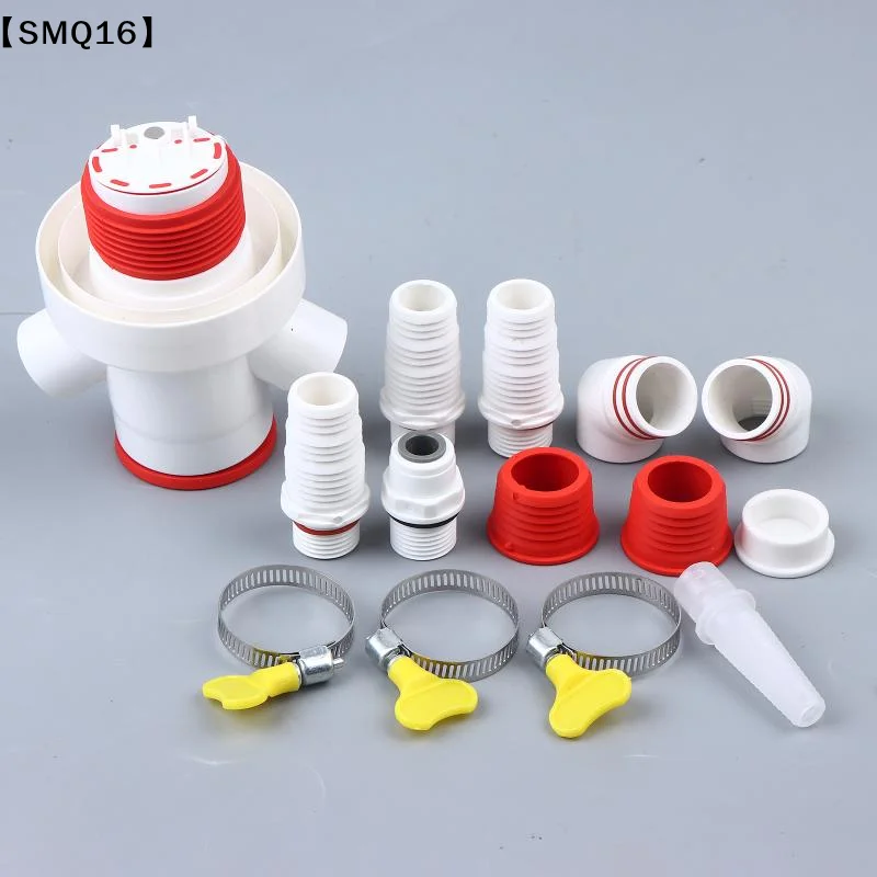 Washing Machine Drain A Three-Way Drain Distributor, A Dryer, A Drainage Pipe, A Three-Way Anti-Backflow Check  Connection【SMQ】