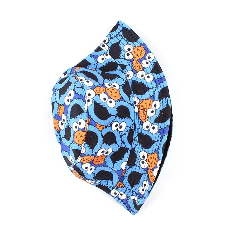 Nuovo cappello da pescatore Hip Hop uomo Cartoon Print berretti da pescatore Streetwear cappelli a doppia faccia per donna berretto da spiaggia cappello Panama Unisex