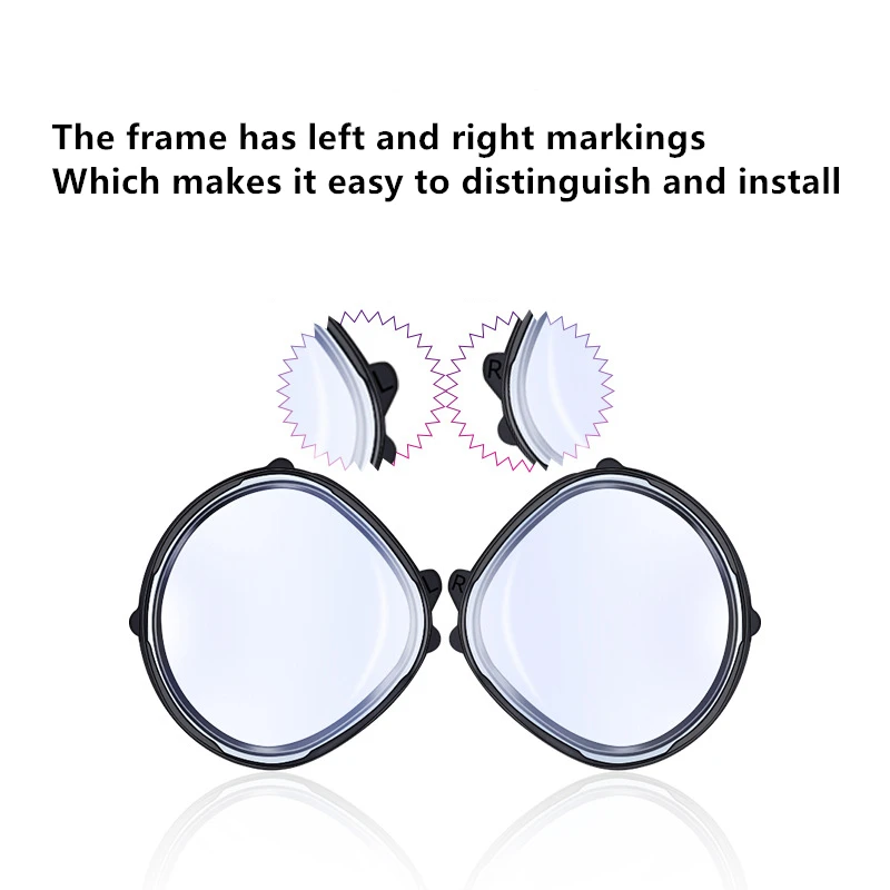 For Meta Quest 3S Myopia Lens Anti-Blue Glasses for Quest 3S Magnetic Eyeglass Frame for Oculus Quest 3S Prescription Lenses