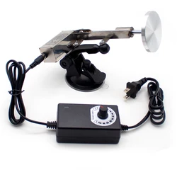 Mini Telescopic Linear Actuator with 60MM Aluminum Plate 39MM Stroke Reciprocating Mechanism Motor 12V 30-190RPM Adjustable