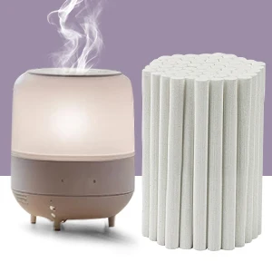300/10PCS Humidifier Filter Element Super Absorbent Humidifier Cotton Refill Sticks White Fiber Filter Cores Aroma Home Bedroom