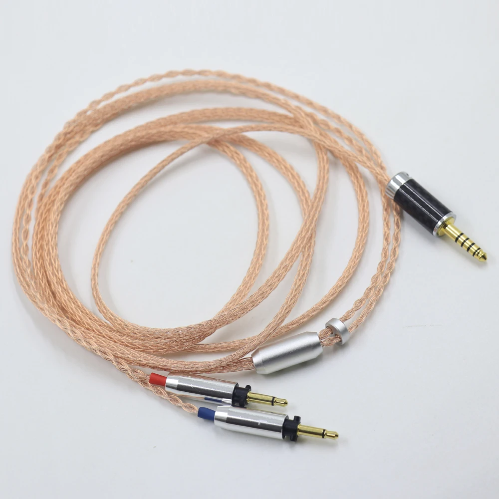 16 Cores UPOCC For Final SONOROUS IV VI VIII X Headphone Balance Cable Single Crystal Pure Copper 2.5/3.5/4.4mm Headset Wire