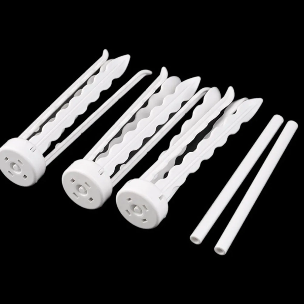 

Foldable Flower Drying Rack Three Layers Four Arms Collapsible Fondant Gum Paste Air Dry Stand Baking Decorating Tool Flower