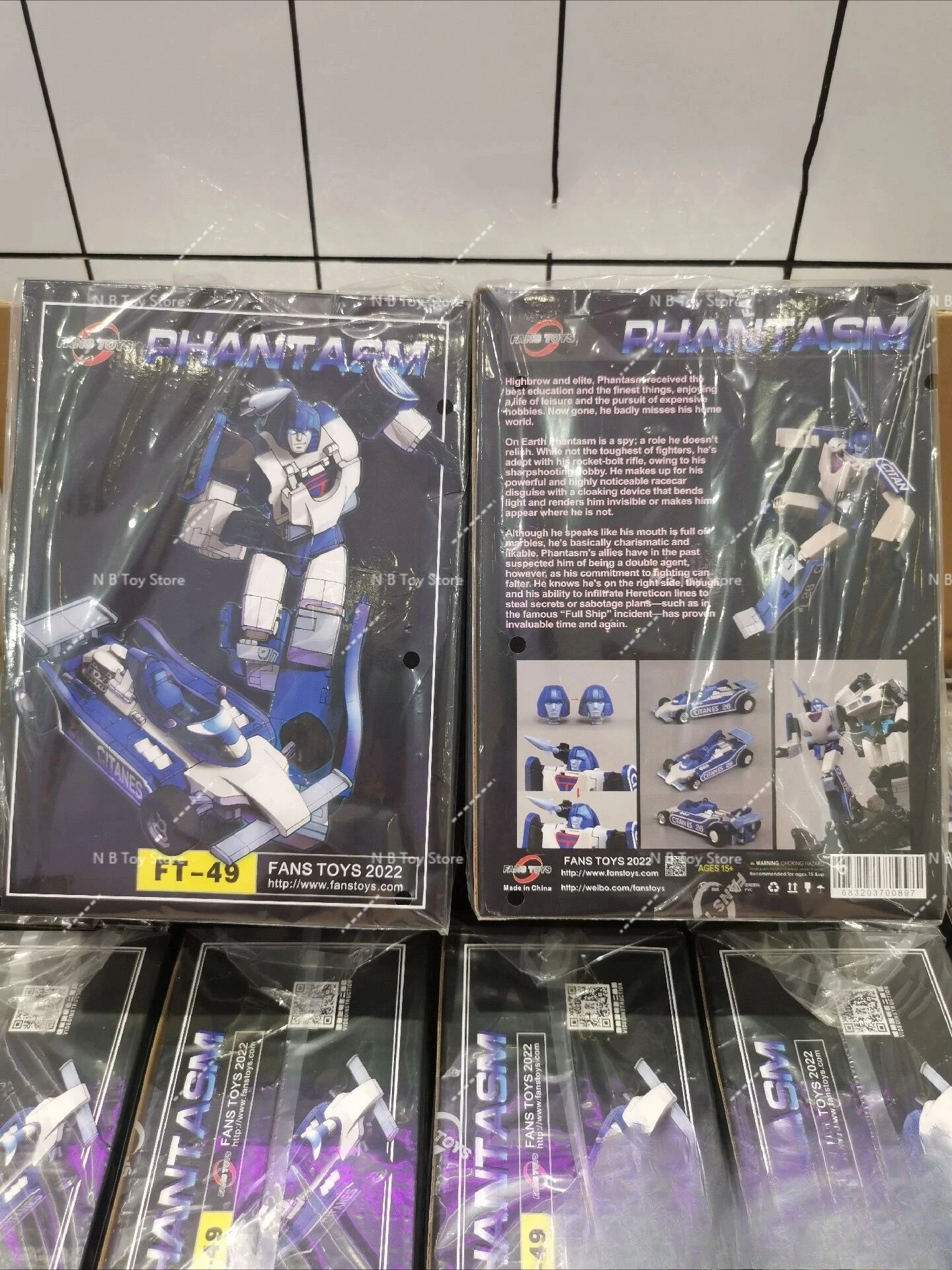 【100% novo】Transformação Original FansToys FT-49 FT49 Mirage PHANTASM Mp Ratio Action Figure Robot Toy com Caixa