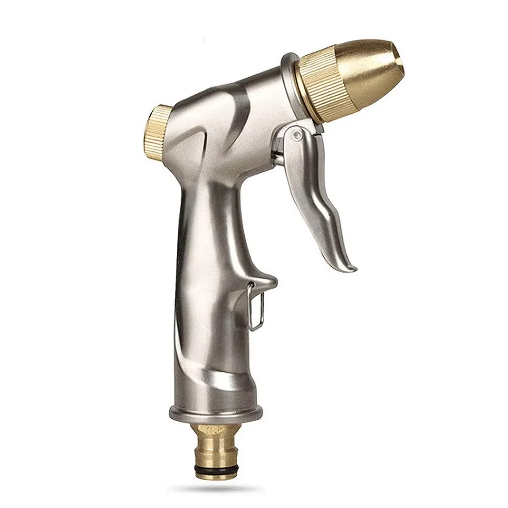 For Lawn Car Washing Yard Watering - Household Garden Sprinkle Gun High Pressure Metal Garden Water Spray Sprayer with Hose Jet