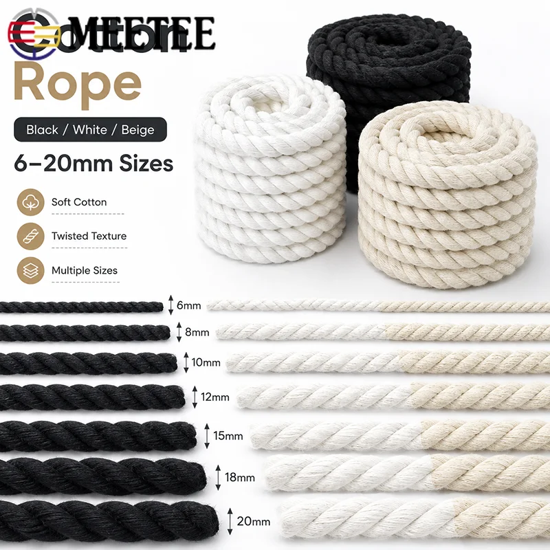 Cordon en macramé tressé color - Macrame Cord Cotton avis et prix