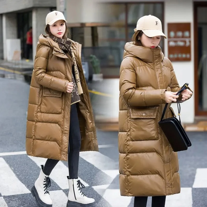 Temperament  Loose Women\'s Winter New Fashion Korean Down Cotton-Padded Jacket Fat Sister Slim Keep Warm Cotton-Bread Service