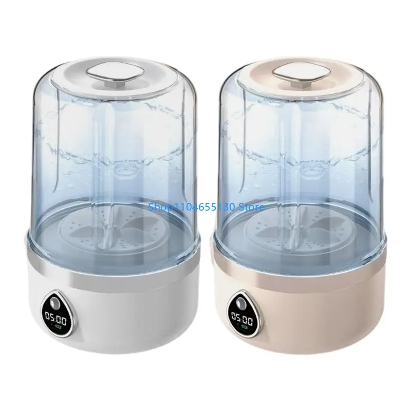 小型旅行洗濯機ポータブル洗濯機1.5L衣類洗濯機デリケートと必須の洗浄のための洗濯機