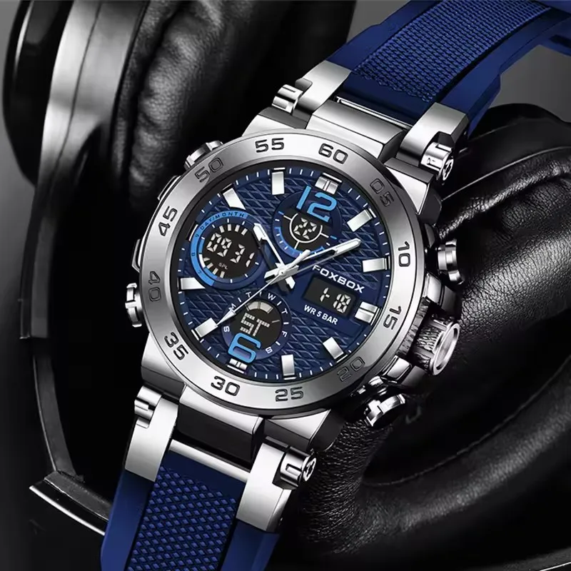 LIGE Luxury LED Display Men Wristwatches Fashion Luminous Sport Man Watch Waterproof Calendar Quartz Watch Mens Montres Hommes image 3