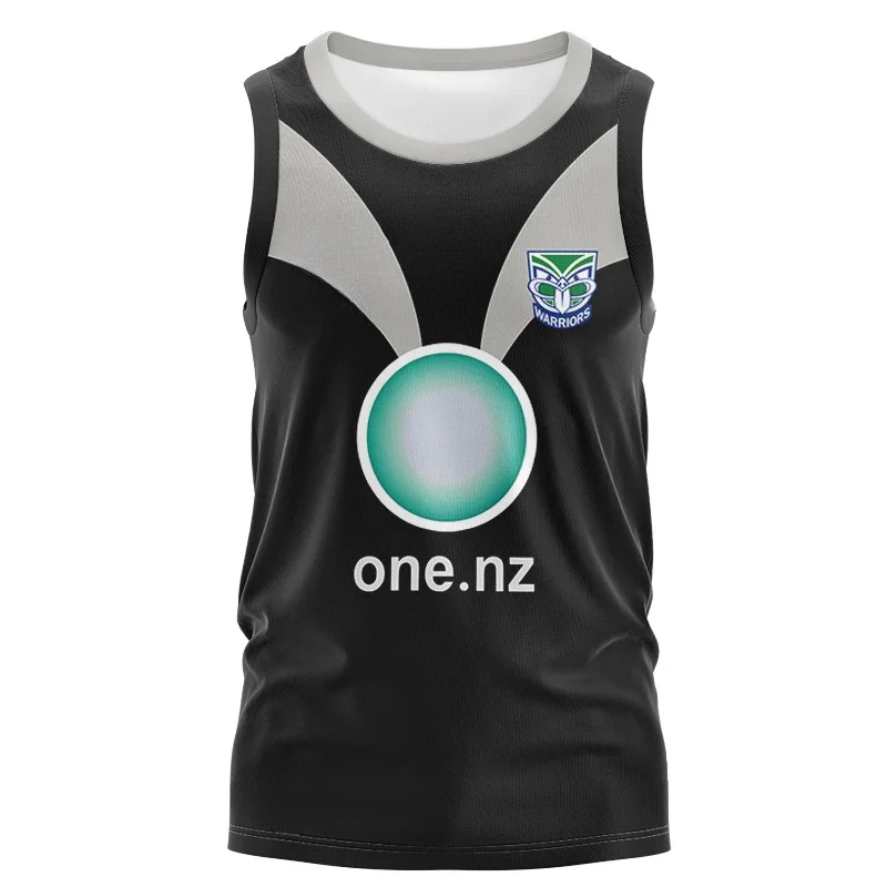 VEST 2023 New Zealand Warriors olive jersey