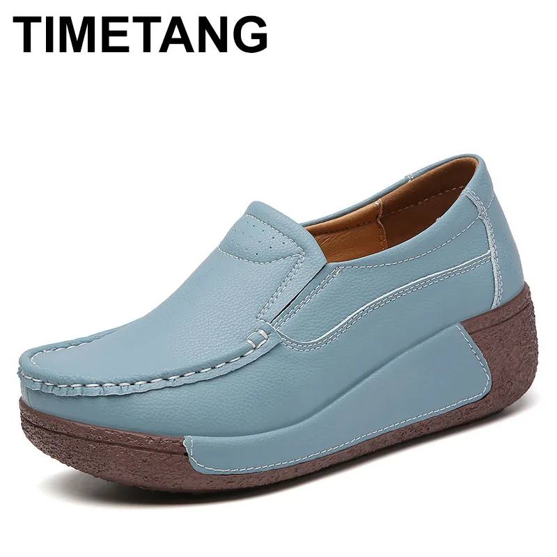 

2025 спортивная обувь, лоферы, модные туфли-качалки на толстой подошве, без шнуровки, одинарные туфли для мам, повседневные женские туфли в горошек