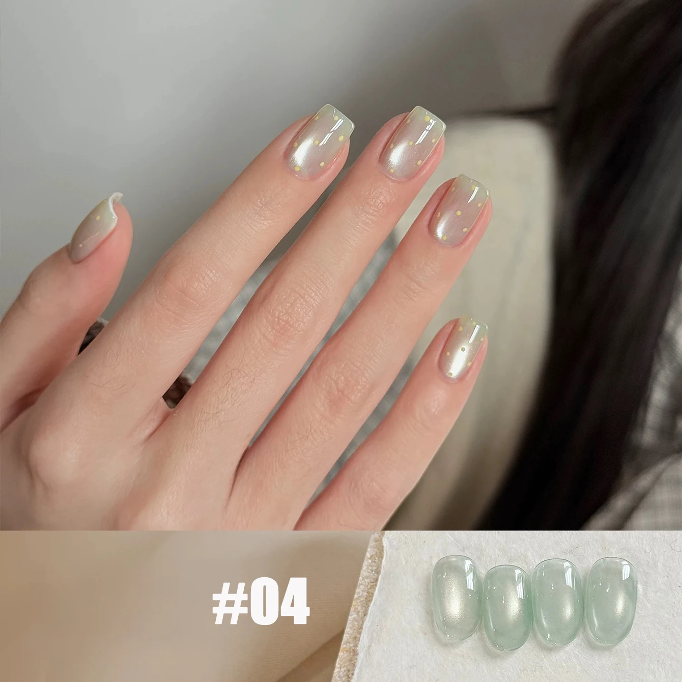 MIANEL 10ML Autumn Plain Water Cat Eye Gel Nagellack 2026 Neuer Funkelnder Klarer Glasperlen-Katzen-Magnetgel Nagelkunst – Detail 9