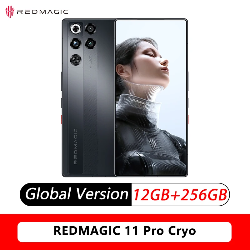 Gaming Smartphone RedMagic 11 Pro 5G Globale Versie 6.85" processor Snapdragon 8 Elite Gen 5, batterij 7500mAh, camera 50MP, NFC ondersteuning
