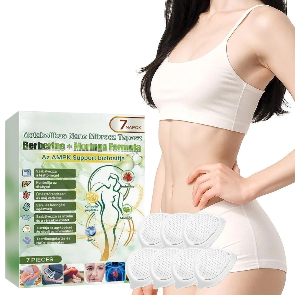 Advanced Nano Microneedle Firming Patch ≤0.3mm Moringa Infused Body Shaping Daily Use Invisible Comfort Sticker Women Men Care
