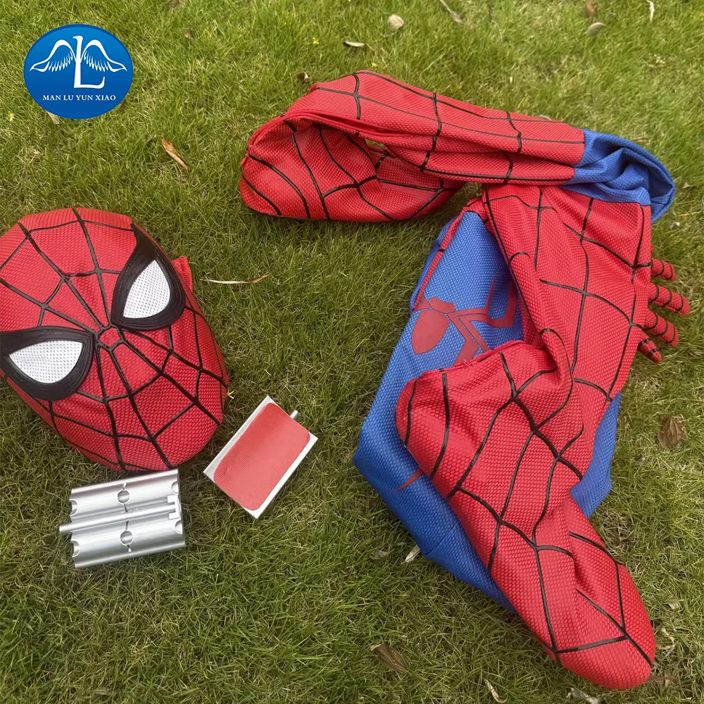 

Manluyunxiao Spider Superhero Bodysuit Cosplay Costume Full Set Halloween Christmas Comic Con