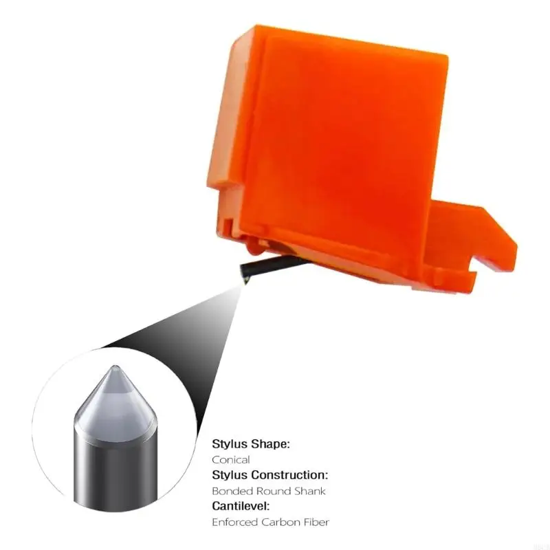 M6CB Diamonds TIP Record Player Needle Part Part Edele Presidents Durntable Steluses مناسبة للاعبين السجلات