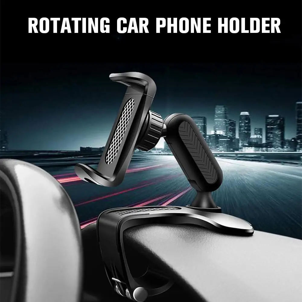 الدورية حامل هاتف السيارة لوحة القيادة السيارات مشبك الملاحة المحمول عرض كليب الهاتف الخلفي نوع الملحقات حامل مرآة I4K2 #6