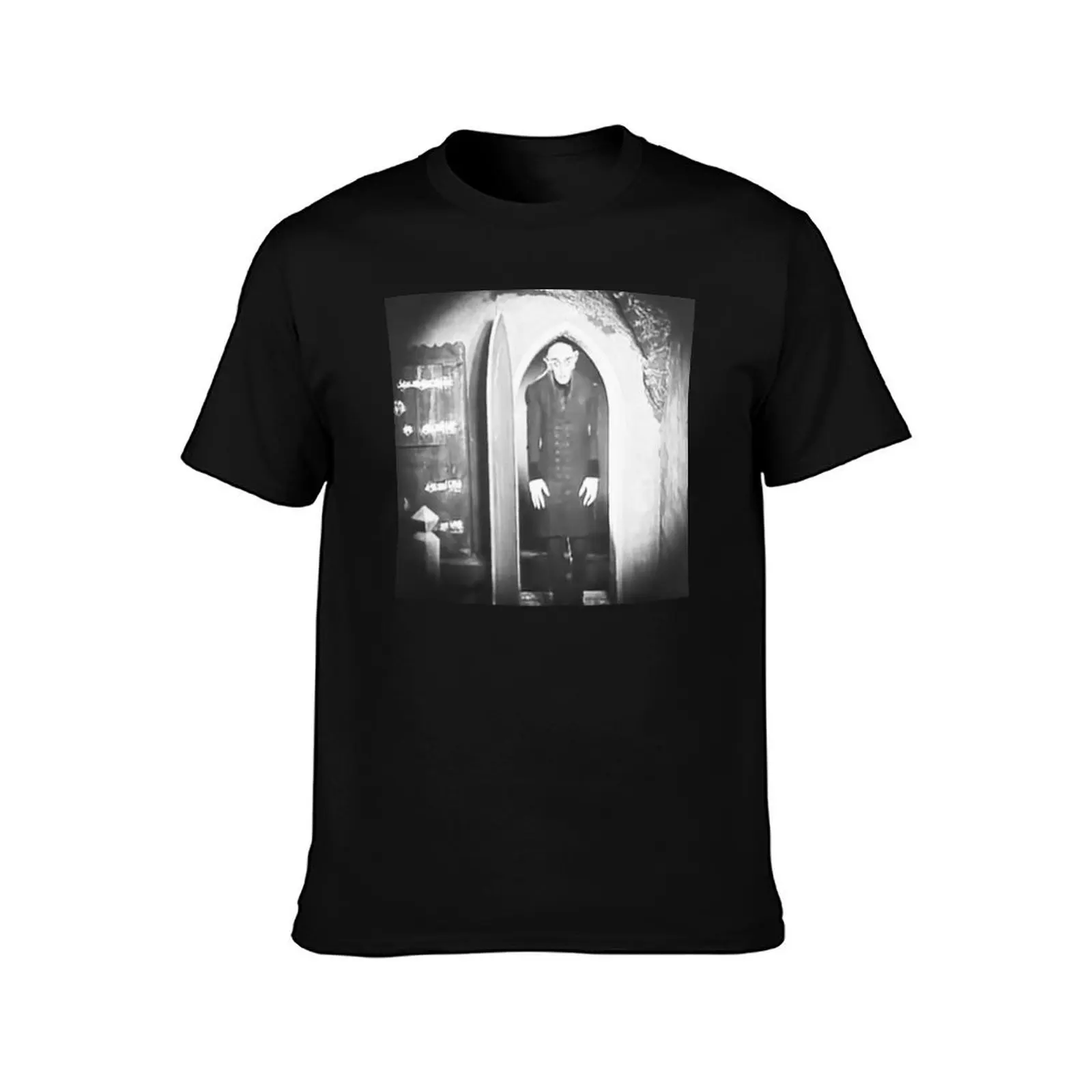 Nosferatu A Symphony Of Horrors vintage horror photo T-Shirt vintage anime shirt blue archive t shirts for men cotton