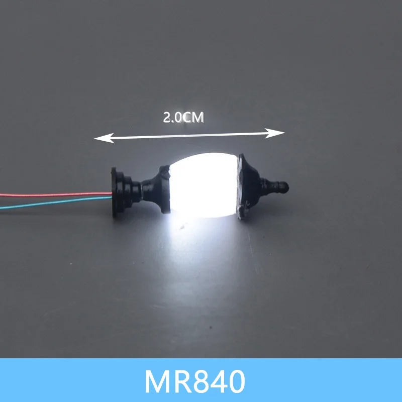 10pcs 3v Miniatur LED leuchtende Gras lampe Kunststoff Modell Kit Maßstab Innenhof Landschafts licht für Diorama Szene Beleuchtung – Detail 11