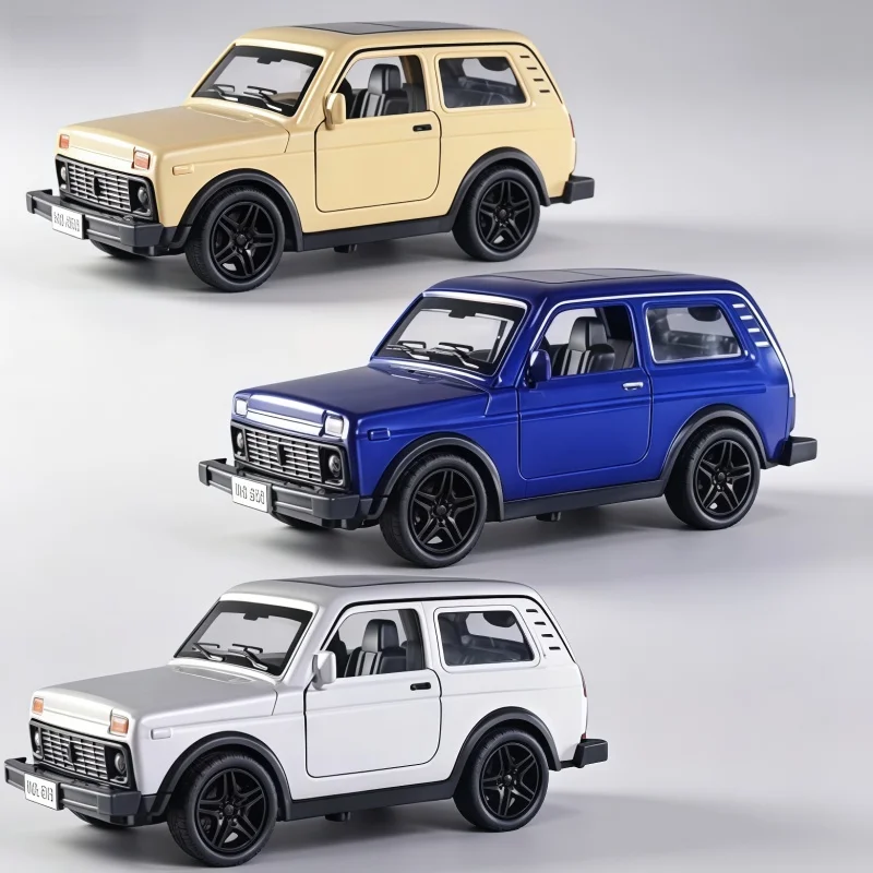 1:36 Alloy Car Model, Reaction Off-Road Car, Three Doors Can Open, Gift Alloy Toy Car