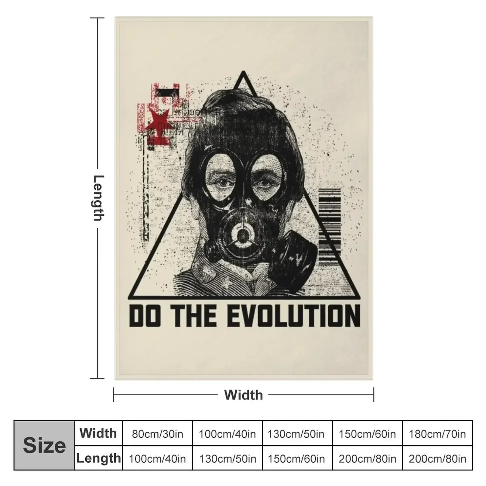 Do the Evolution T-Shirt Throw Blanket Heavy Polar for sofa Beach Blankets