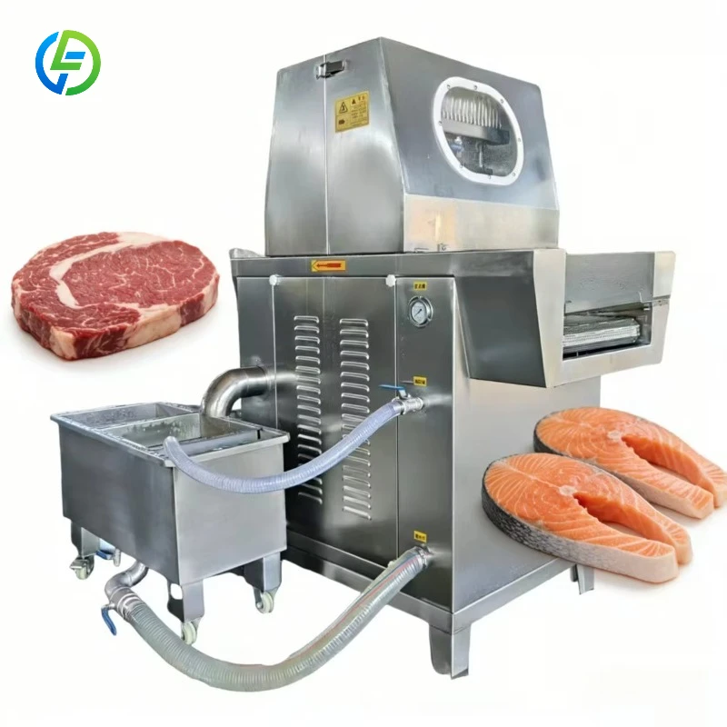 FL Customized Full Stainless Steel Saline Injection Machine Industrial Brine Injector for Food Production Workshop