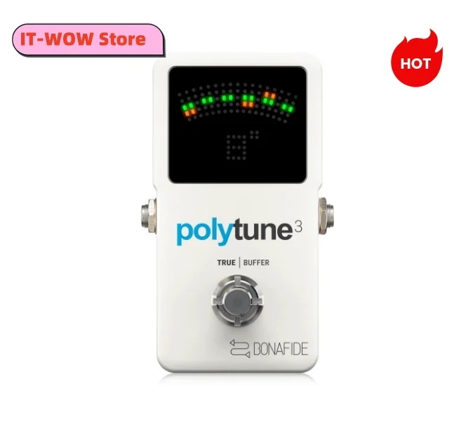 

TC-Eletronic Polytune 3 / Polytune 3 Noir / Polytune 3 Mini Acoustic Guitar Electric Guitar Bass Tuning Pedal Tuning Effector