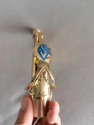 85 gold copper saxophone bent neck E flat alto saxophone bent neck bent pipe mouthpiece threaded sound good