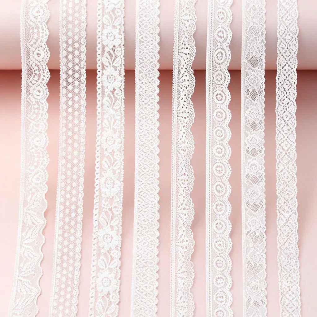 (5 meters/lot) white elastic lace Fabric underwear stretch laces Trim DIY Crafts Sewing