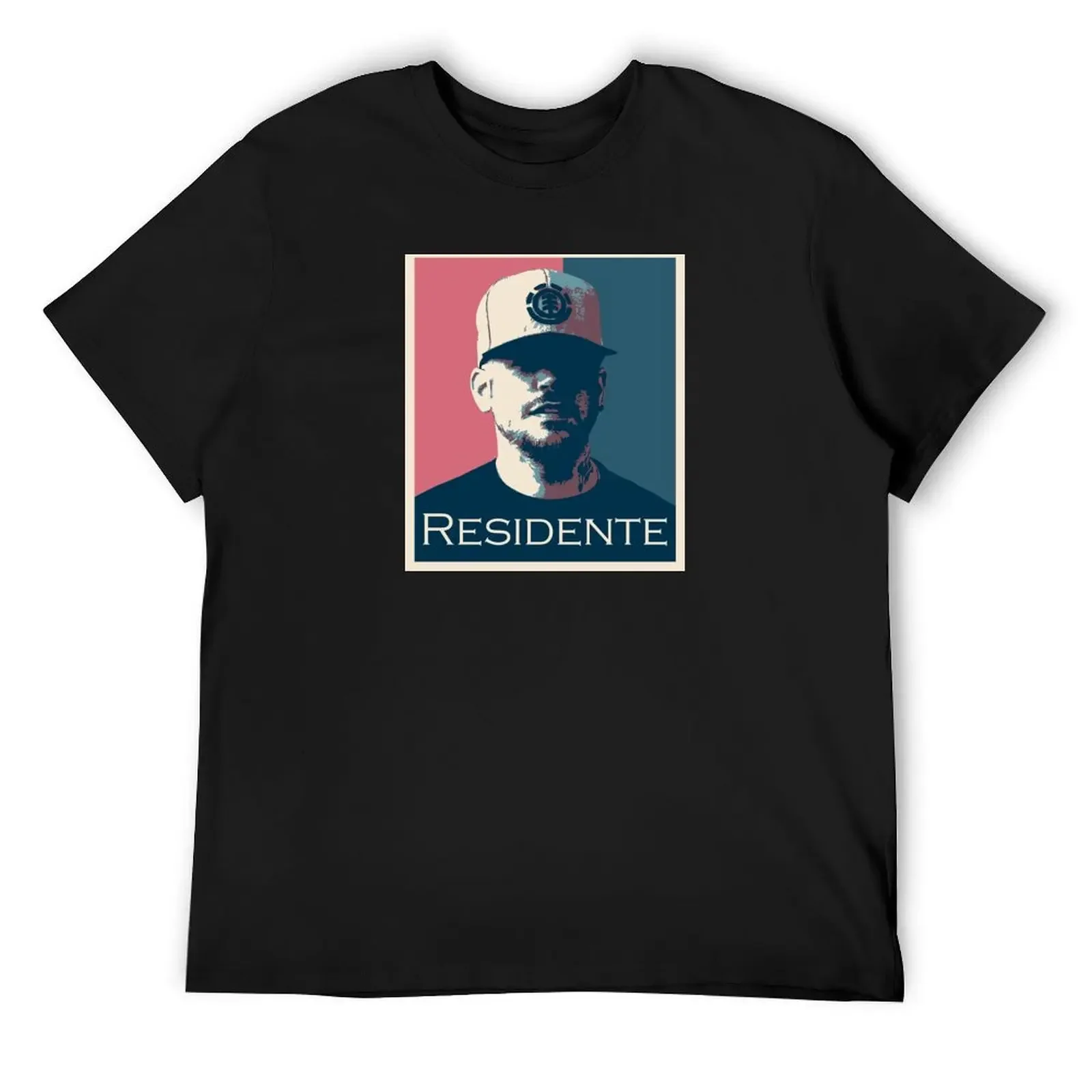 Residente Jbalvin Residente Rapper Residente Trend portrait T-Shirt anime essential t shirt mens cotton t shirts