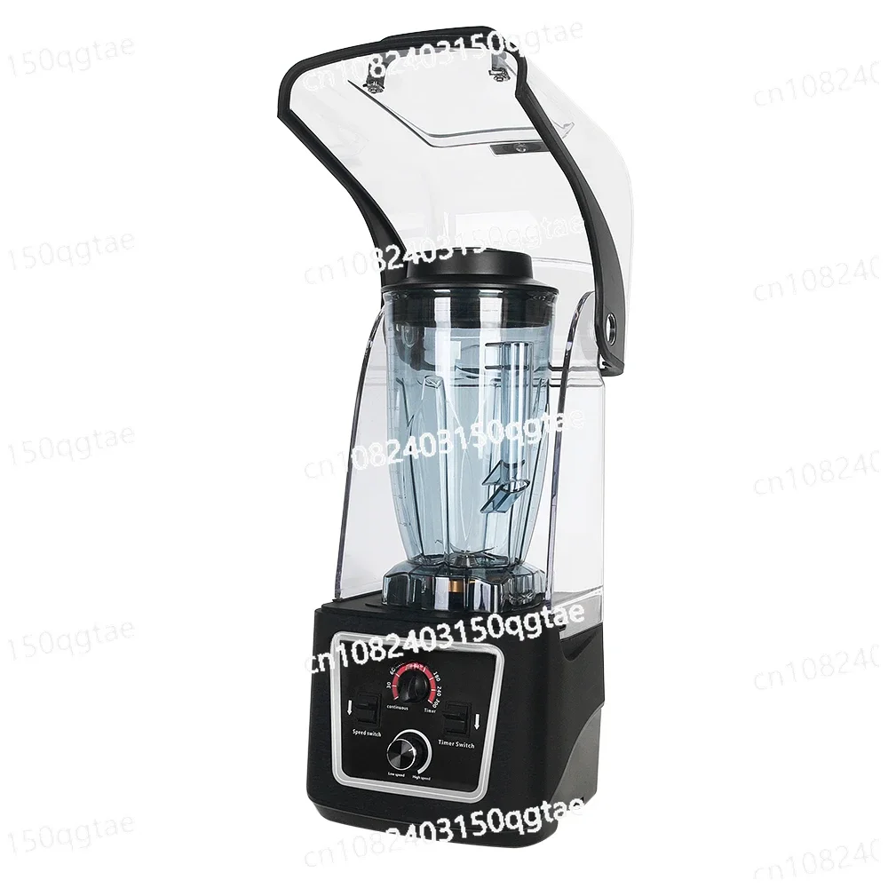 4L Blender Large Capacity 2200W Grain Blender Commercial Juicer Soundproof 30000RPM 304 Stainless Replaceable Blade