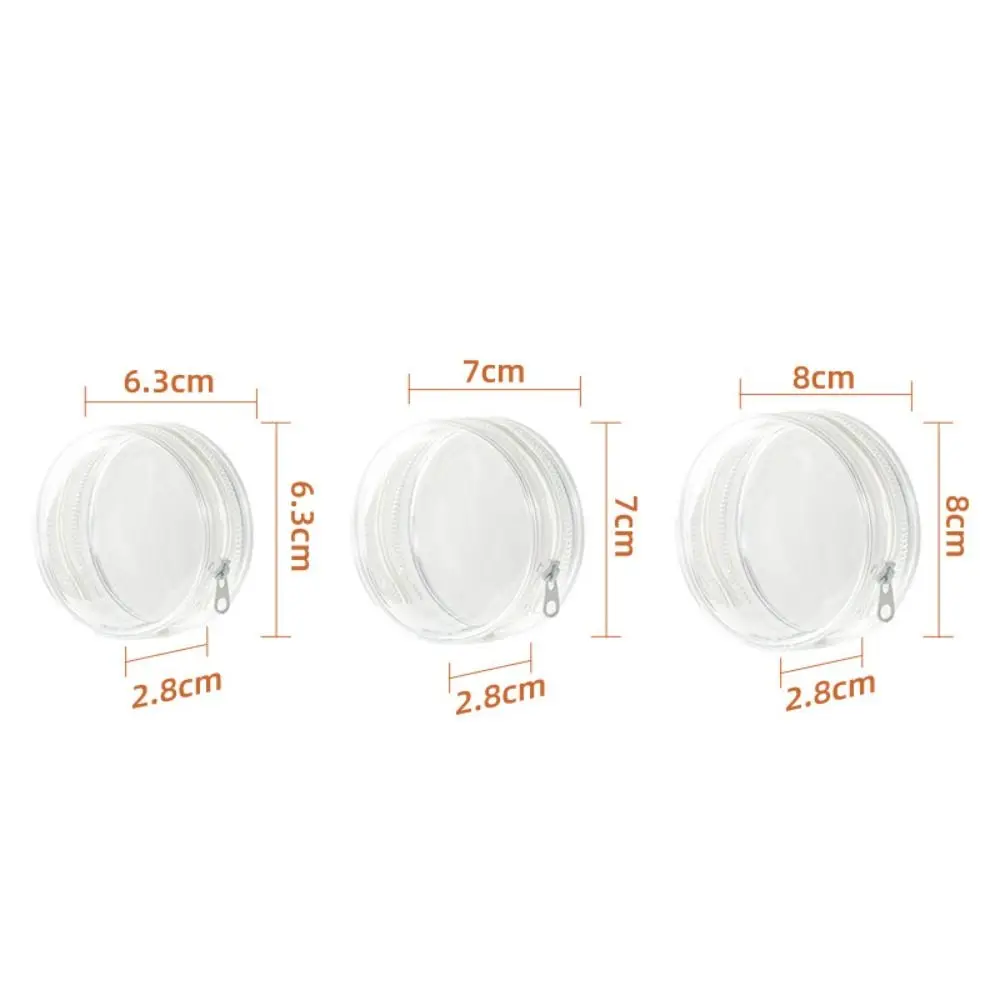 Sac d'extérieur Transparent, câble de données pour clé d'écouteurs, Dia.6.3/7/8cm, sac de rangement pour câble de données, sac de décoration pour jouet