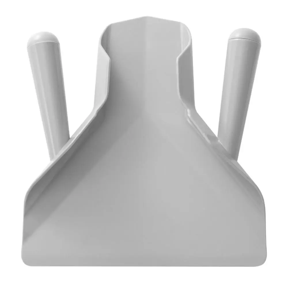 

Kitchen Gadget Plastic Chip Scoop Gray Single/double Handle French Fries Shovel Professional Popcorn Bagger Fast Food Restaurant
