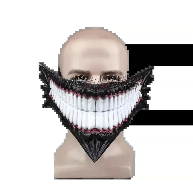 

Hot New Anime Dandadan Cosplay Ken Takakura Okarun Diabo Mask PVC Halloween Monster Prop Accessories Christmas Cosx;2,f;5.n;