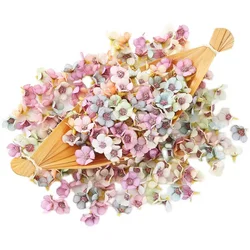 100PCS 2cm Mini Artificial Flowers Fake Flower Heads Craft Daisy Silk Flower for Crown Scrap Wedding DIY Garland Headdress Decor