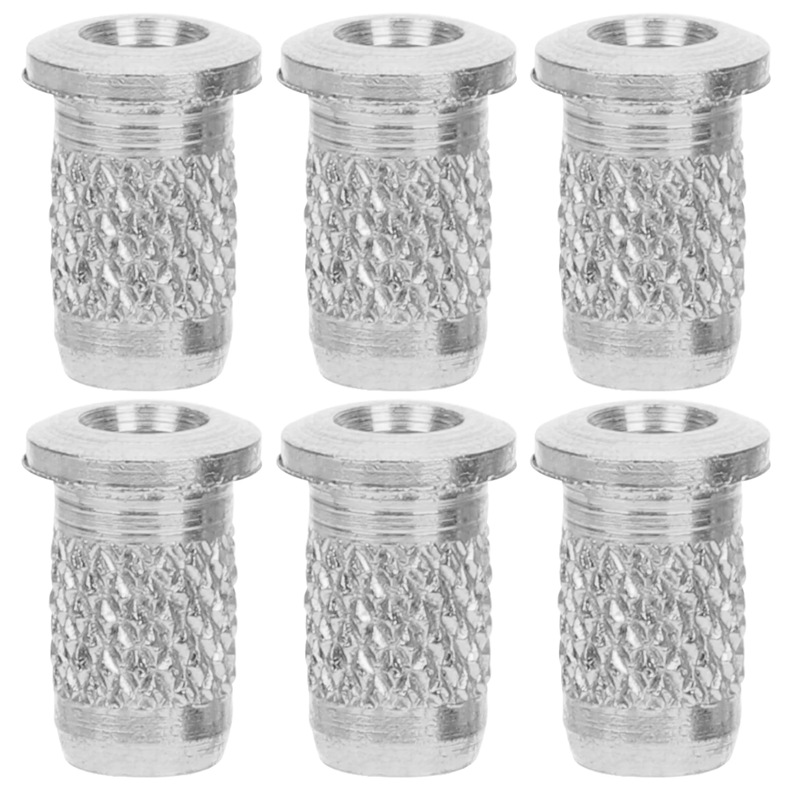 

6 Pcs Accessories Electric Guitar String Buckle Mounting Buckles Metal Durable Body Ferrules