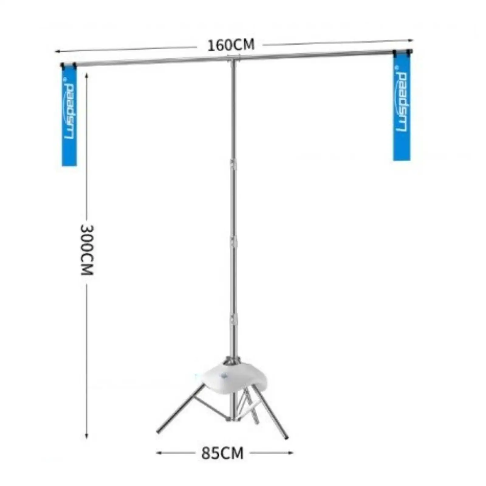 badminton-training-device-stand-with-adjustable-pole-and-stable-base-for-solo-practice-drill