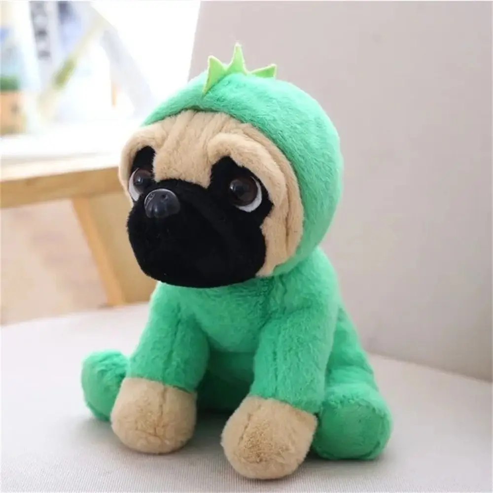 Stuffed Animals Pug Dog Plush Toys Cosplay Dinosaur Lion Sheep Leopard Stuffed Sharpei Dog Simulation Rabbit Elephant