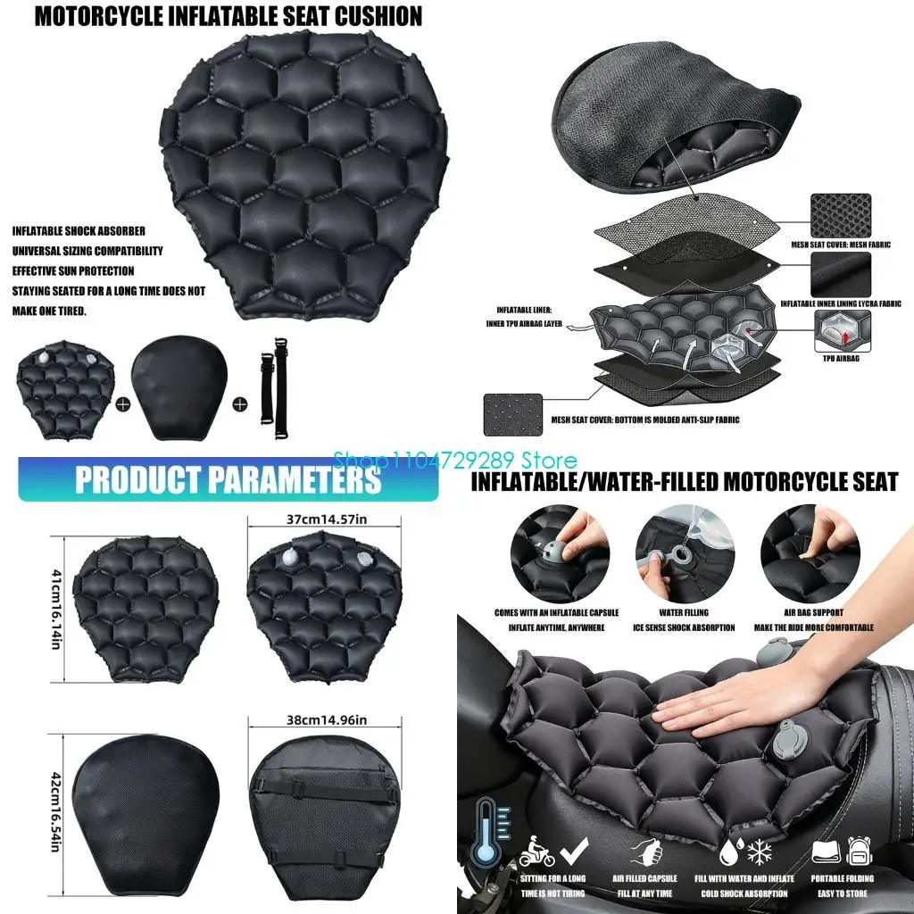 D8KE Comfort Seats Cushions with Double Air & Water Filling Option Fit for Season