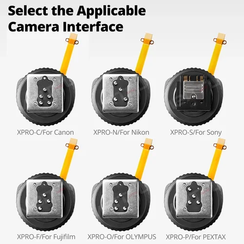 Imagen 2 del producto Xpro Trigger Hot Shoe Xpro-C Xpro-N Xpro-S Xpro-F Xpro-O Xpro-P Reemplazar accesorios para Canon Nikon Sony Fuji Olympus