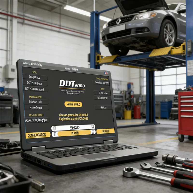 Best For DDT2000 4.0.9.2 (patch_inside)+Bases Database 2023 Diagnostic Data Tool deep diagnostics for Car Nissan vehicles