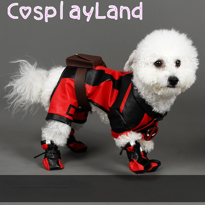 

Pool Pet Cosplay Costume Dog Cat Puppy Kitten Pet Superhore Cartoon Leather Clothes Vests Coats Jackets Shirt Dresses Costume