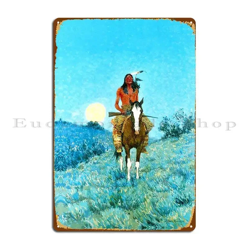 Frederic Remington 2 Metal Plaque Poster Retro Plaques Iron Printing Cinema Tin Sign Poster