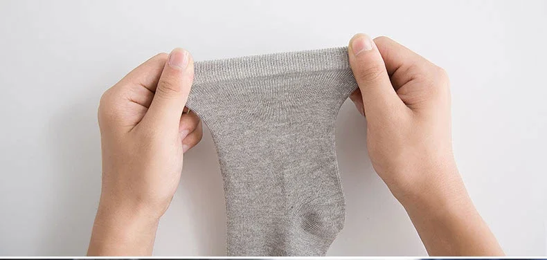 6 Paar Herrensocken aus 100 % Baumwolle, Schwarz, Weiß, Grau, Business-Männer, Röhrensocken, weich, atmungsaktiv, Frühling und Sommer, für Herrensocken in Übergröße – Detail 12