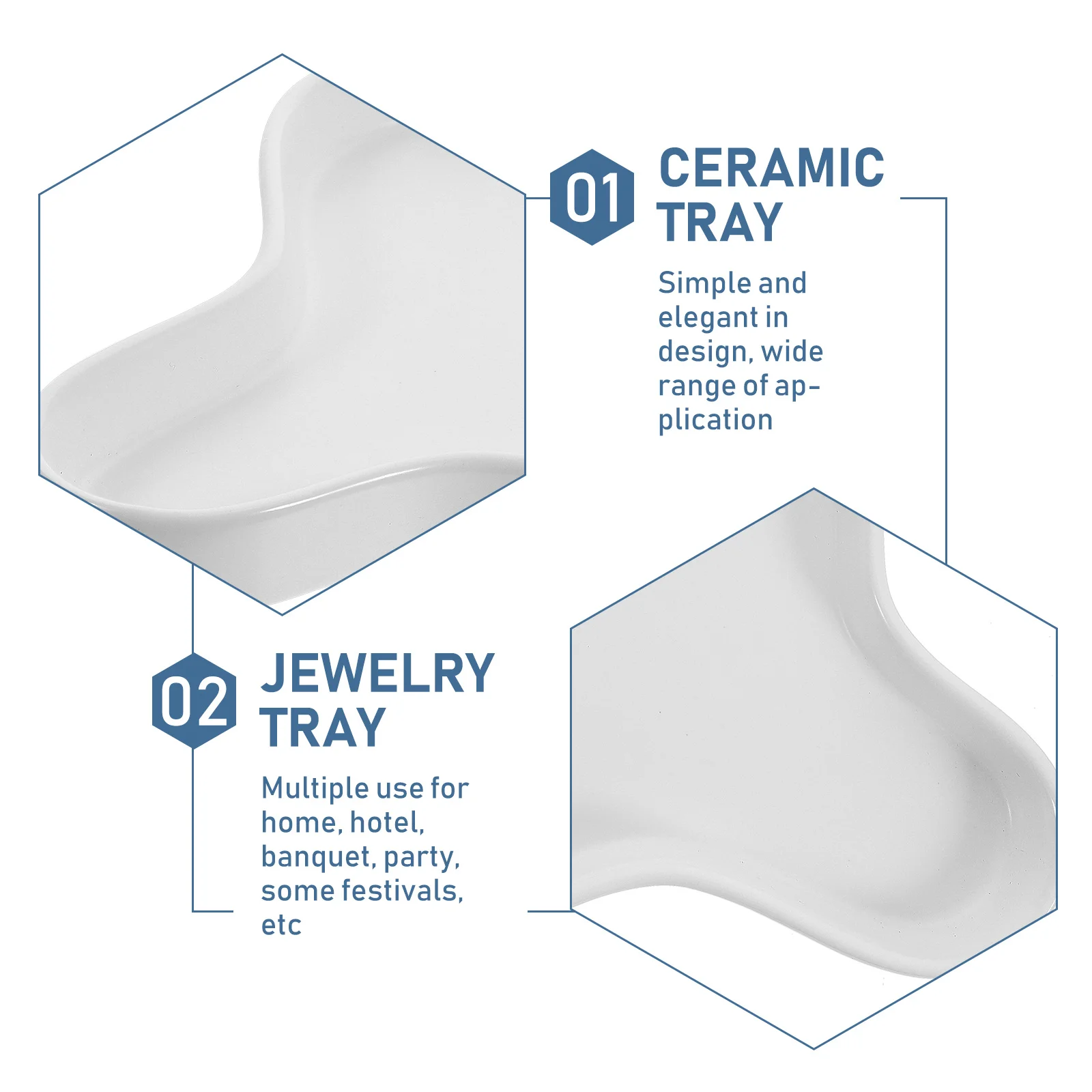 

Керамический держатель для ювелирных изделий, поднос неправильной формы для колец, ожерелий, серег, декоративная тарелка для домашнего офиса