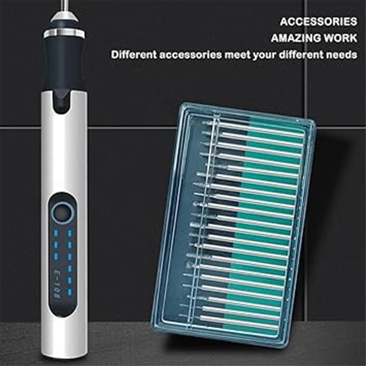 Электрическая мини-шлифовальная машинка, Беспроводная электрическая дрель «сделай сам», гравировальная машинка, электрическая маленькая шлифовальная машинка (B)