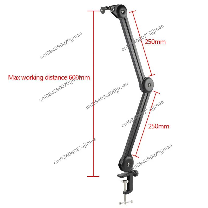 

250 мм 400 мм Настольный кронштейн с клипсой видео микроскоп Видео живой кронштейн