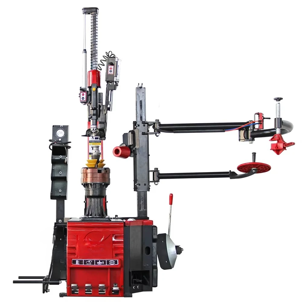 Fully Automatic CHINA 12-26'' Touchless Lever-Less Tire Changer Machine with Swing Arm and Tire Lifter for Dismounting Car Tyre